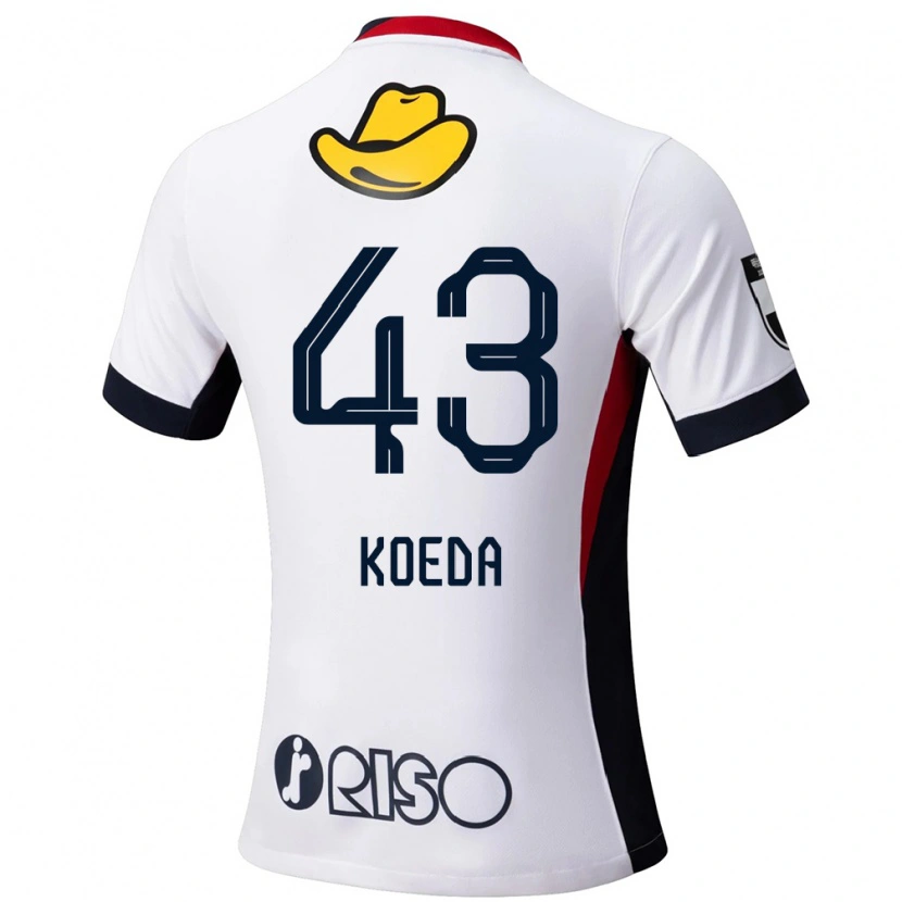 Danxen Kinder Gemma Koeda #43 Weiß Schwarz Auswärtstrikot Trikot 2025/26 T-Shirt