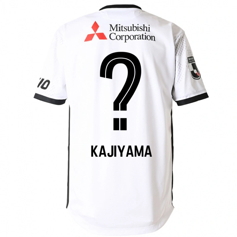 Danxen Kinder Rento Kajiyama #0 Weiß Schwarz Auswärtstrikot Trikot 2025/26 T-Shirt