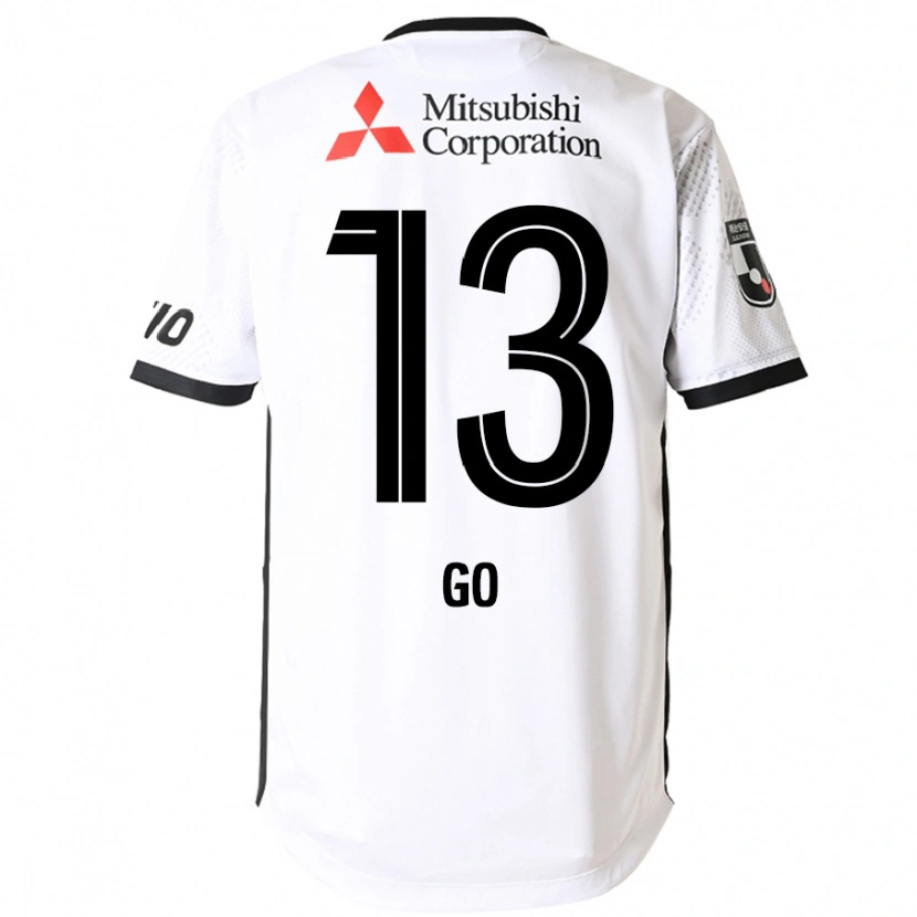 Danxen Kinder Go Hatano #13 Weiß Schwarz Auswärtstrikot Trikot 2025/26 T-Shirt