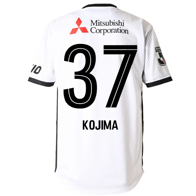 Danxen Kinder Satsuki Kojima #37 Weiß Schwarz Auswärtstrikot Trikot 2025/26 T-Shirt