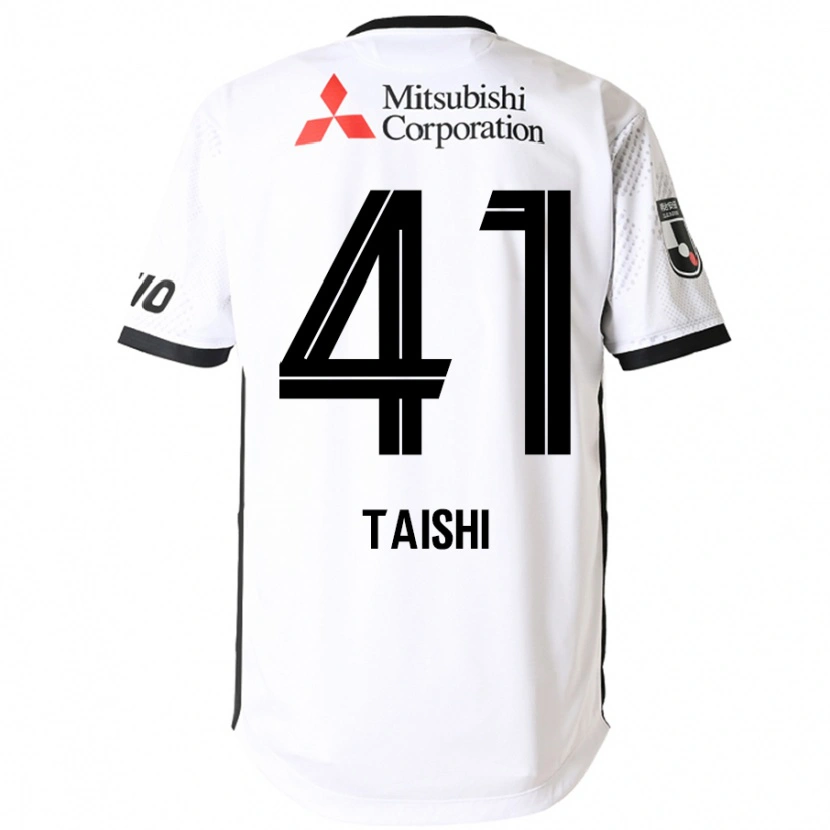 Danxen Kinder Taishi Brandon Nozawa #41 Weiß Schwarz Auswärtstrikot Trikot 2025/26 T-Shirt