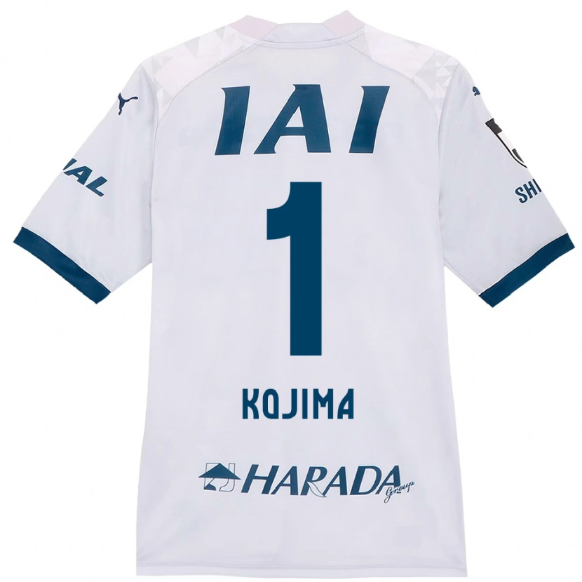 Danxen Kinder Shuta Kojima #1 Weiß Königsblau Auswärtstrikot Trikot 2025/26 T-Shirt