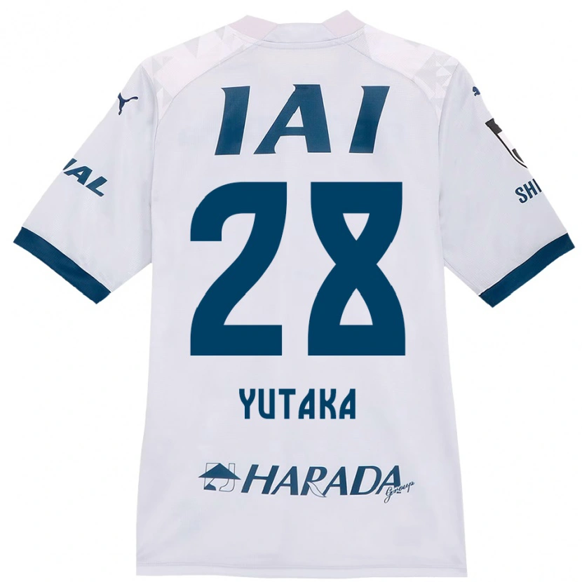 Danxen Kinder Yutaka Yoshida #28 Weiß Königsblau Auswärtstrikot Trikot 2025/26 T-Shirt