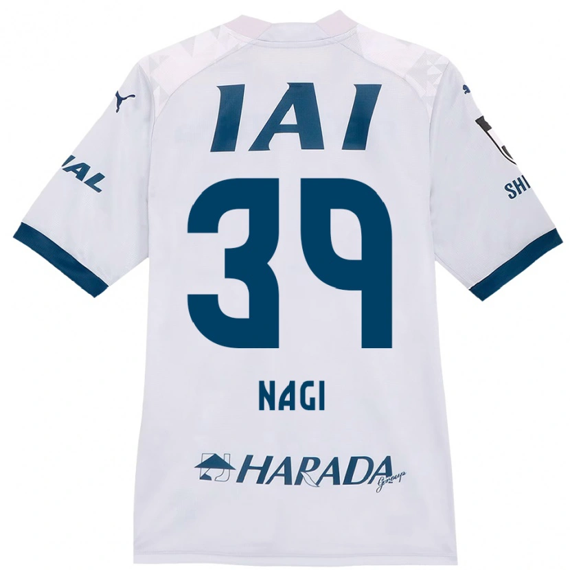 Danxen Kinder Nagi Kawatani #39 Weiß Königsblau Auswärtstrikot Trikot 2025/26 T-Shirt