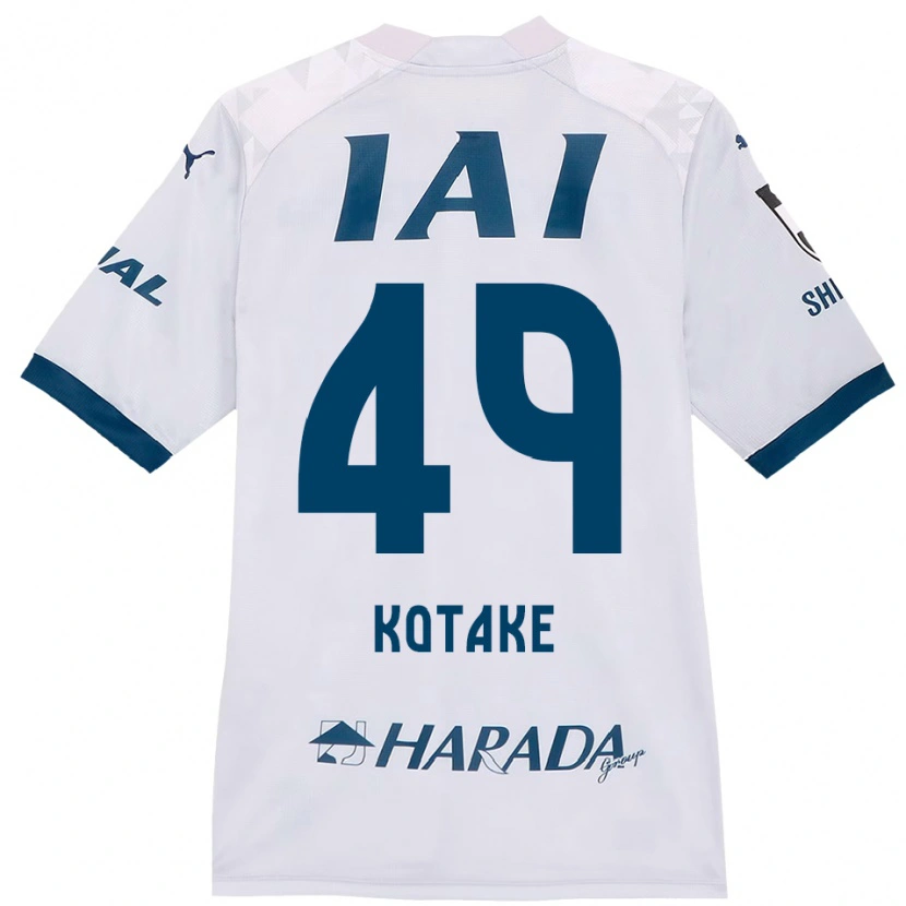Danxen Kinder Sean Kotake #49 Weiß Königsblau Auswärtstrikot Trikot 2025/26 T-Shirt