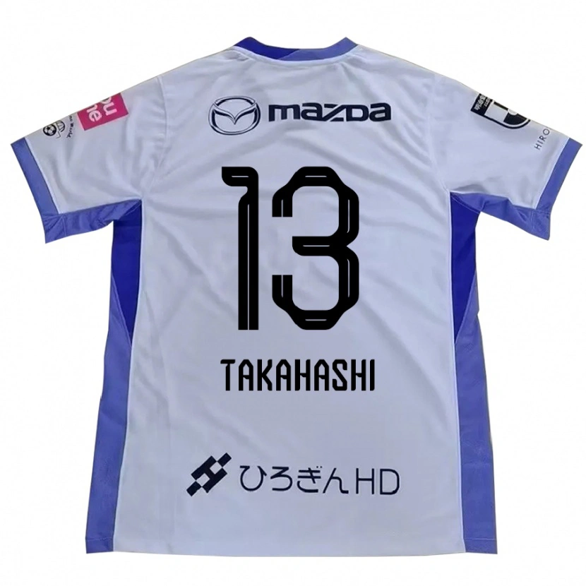 Danxen Kinder Miyuki Takahashi #13 Weiß Orange Auswärtstrikot Trikot 2025/26 T-Shirt