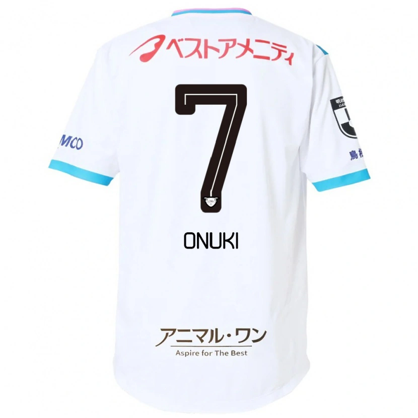 Danxen Kinder Tentaro Onuki #7 Weiß Rosa Auswärtstrikot Trikot 2025/26 T-Shirt