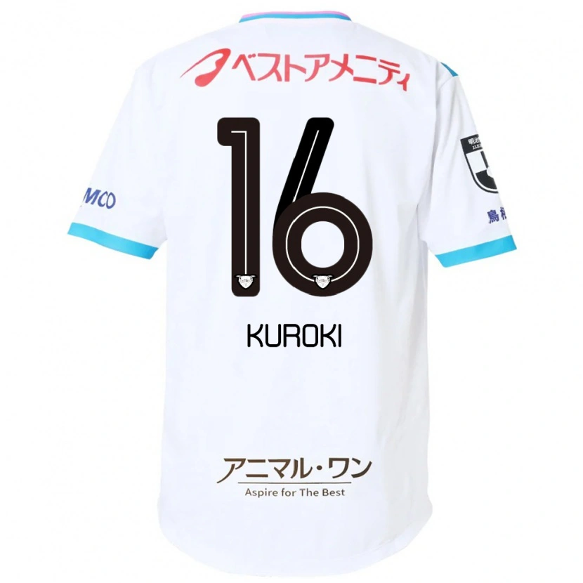Danxen Kinder Yuya Kuroki #16 Weiß Rosa Auswärtstrikot Trikot 2025/26 T-Shirt