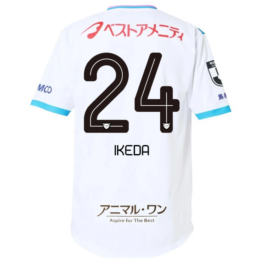 Danxen Kinder Tokia Ikeda #24 Weiß Rosa Auswärtstrikot Trikot 2025/26 T-Shirt