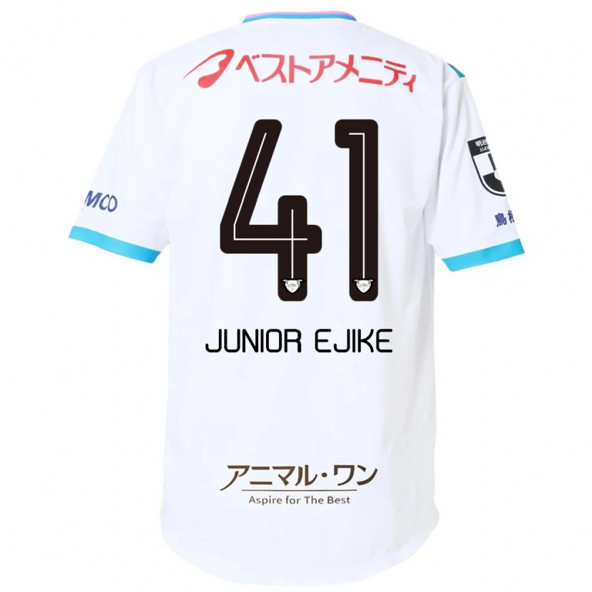 Danxen Kinder Ibuki Vincent Junior Ejike #41 Weiß Rosa Auswärtstrikot Trikot 2025/26 T-Shirt