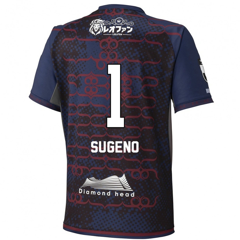 Danxen Kinder Takanori Sugeno #1 Blau Rot Auswärtstrikot Trikot 2025/26 T-Shirt