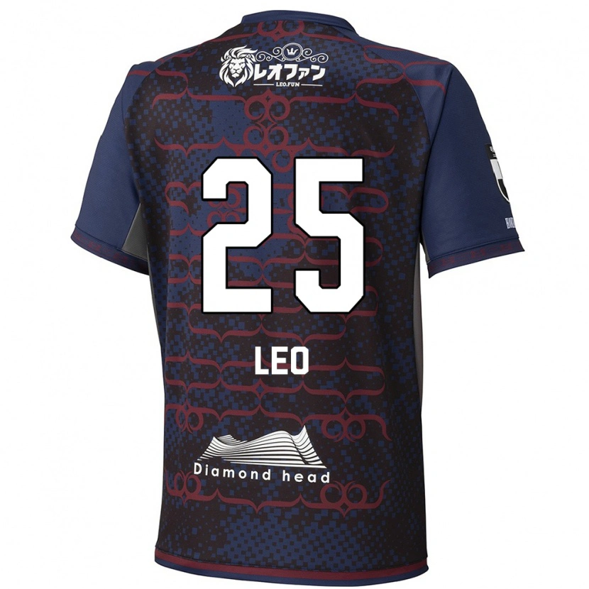Danxen Kinder Leo Osaki #25 Blau Rot Auswärtstrikot Trikot 2025/26 T-Shirt