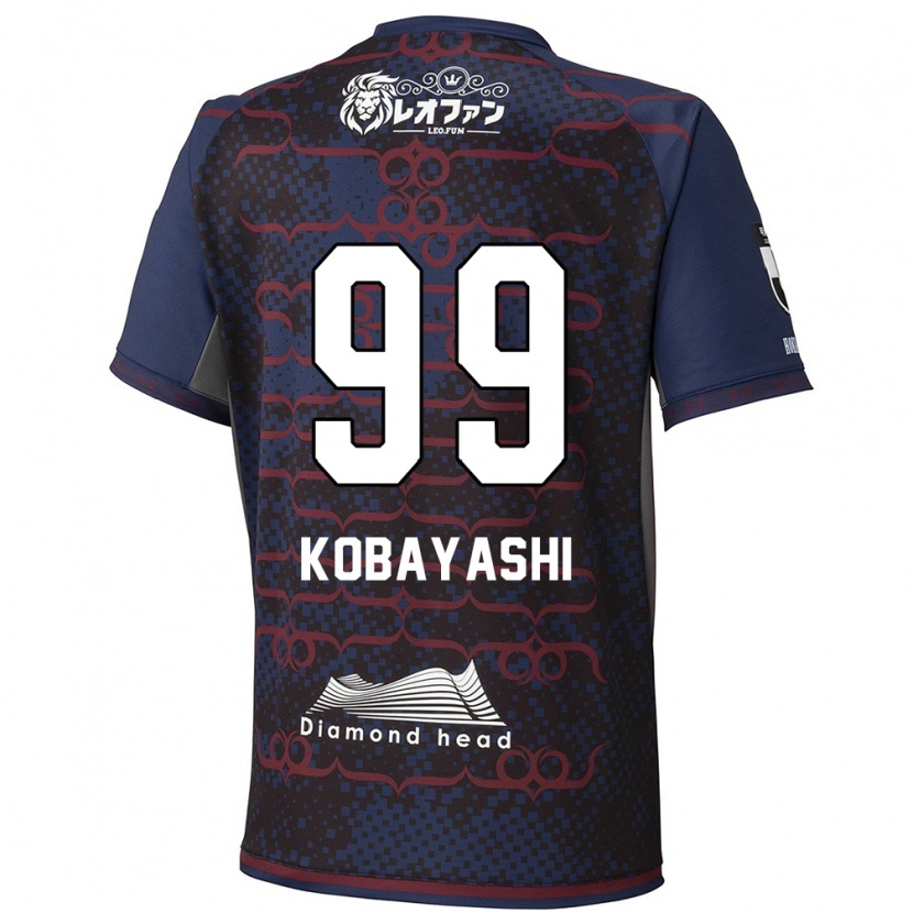 Danxen Kinder Yuki Kobayashi #99 Blau Rot Auswärtstrikot Trikot 2025/26 T-Shirt