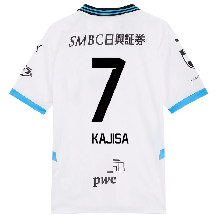Danxen Kinder Umi Kajisa #7 Weiß Himmelblau Auswärtstrikot Trikot 2025/26 T-Shirt