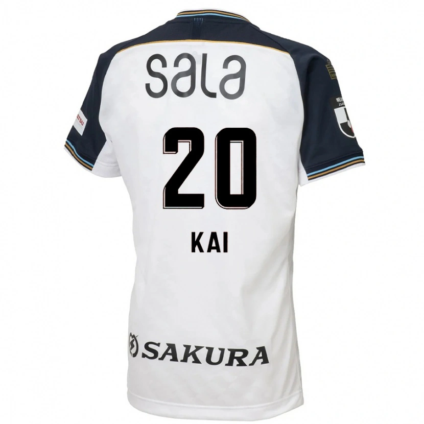 Danxen Kinder Yua Kai #20 Weiß Schwarz Auswärtstrikot Trikot 2025/26 T-Shirt