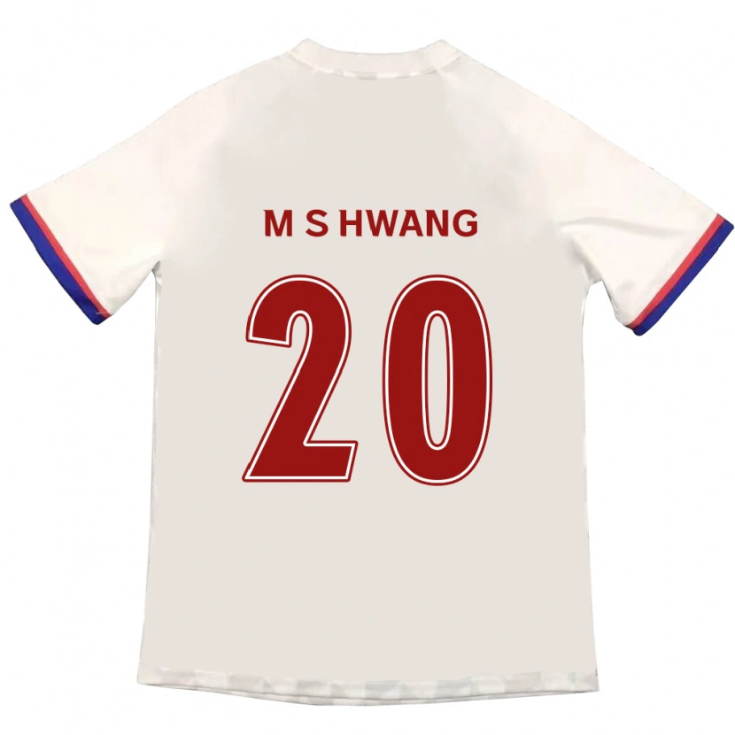 Danxen Kinder Soon-Min Hwang #20 Off-White Rot Auswärtstrikot Trikot 2025/26 T-Shirt