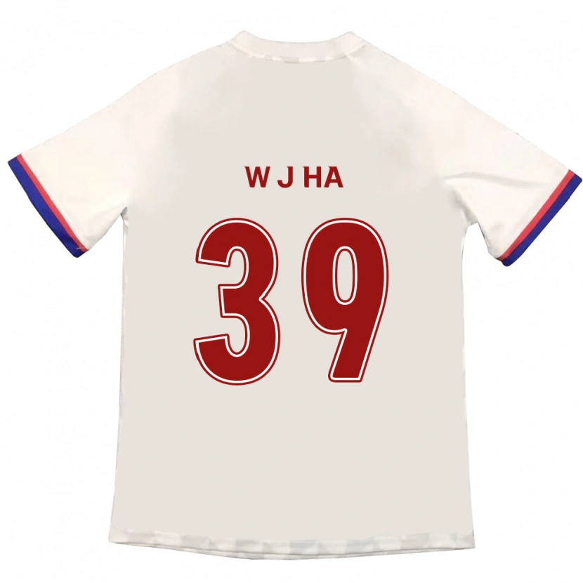 Danxen Kinder Jung-Woo Ha #39 Off-White Rot Auswärtstrikot Trikot 2025/26 T-Shirt