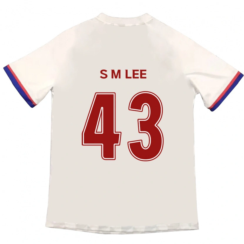 Danxen Kinder Si-Myeong Lee #43 Off-White Rot Auswärtstrikot Trikot 2025/26 T-Shirt