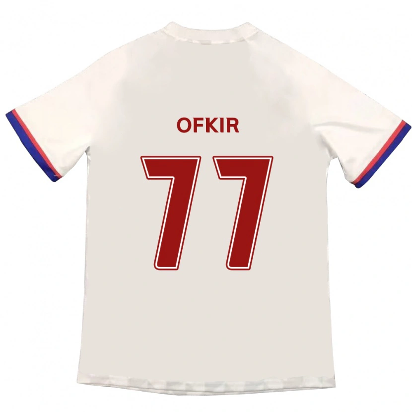 Danxen Kinder Mohamed Ofkir #77 Off-White Rot Auswärtstrikot Trikot 2025/26 T-Shirt