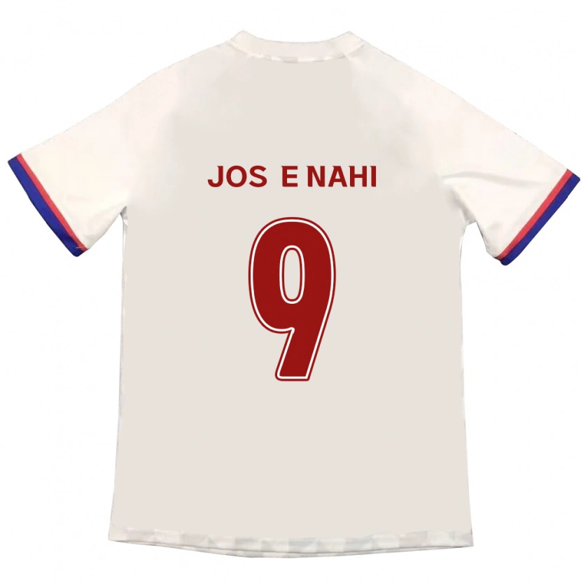 Danxen Kinder Josée Nahi #9 Off-White Rot Auswärtstrikot Trikot 2025/26 T-Shirt