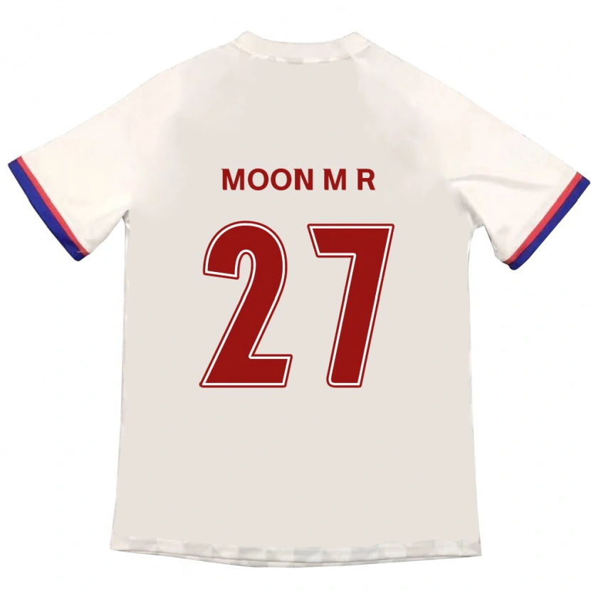 Danxen Kinder Moon Mi-Ra #27 Off-White Rot Auswärtstrikot Trikot 2025/26 T-Shirt