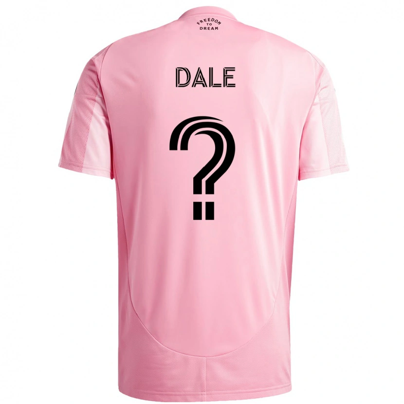 Danxen Herren Connor Dale #0 Rosa Schwarz Heimtrikot Trikot 2025/26 T-Shirt