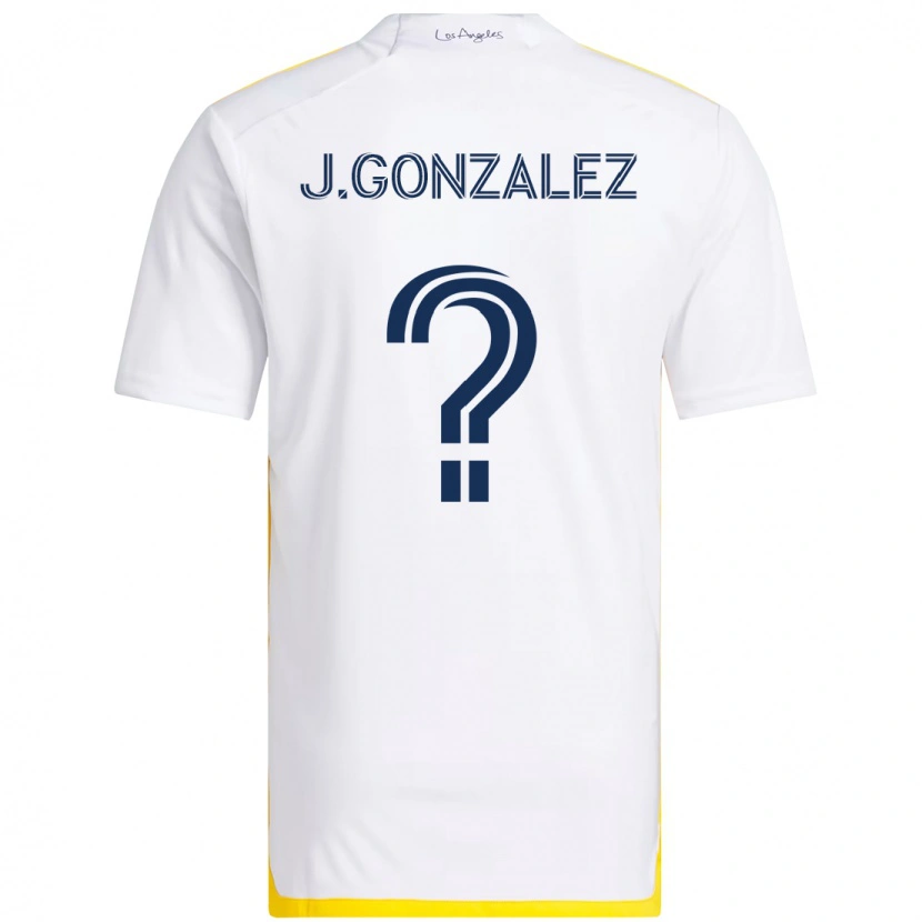 Danxen Herren Jesse Gonzalez #0 Weiß Gelb Heimtrikot Trikot 2025/26 T-Shirt