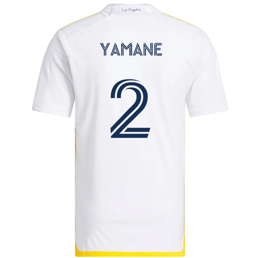Danxen Herren Miki Yamane #2 Weiß Gelb Heimtrikot Trikot 2025/26 T-Shirt
