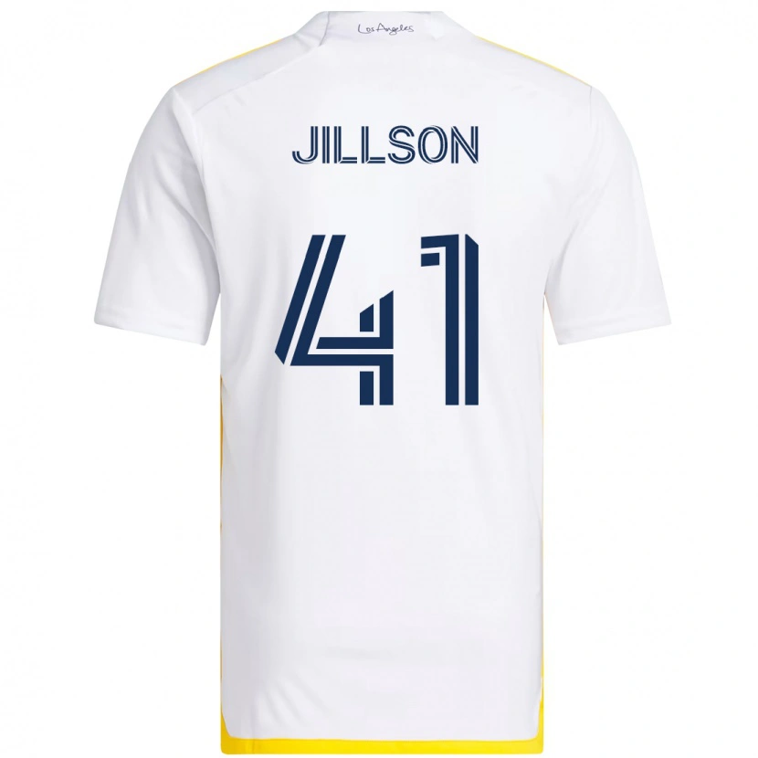 Danxen Herren Simon Jillson #41 Weiß Gelb Heimtrikot Trikot 2025/26 T-Shirt