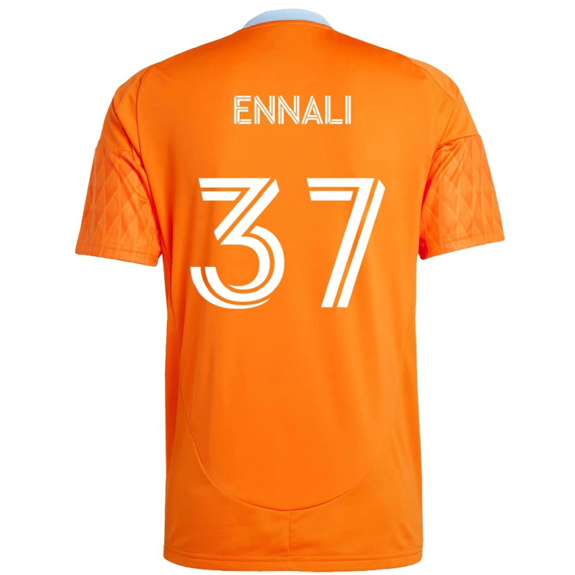 Danxen Herren Lawrence Ennali #37 Orange Weiß Heimtrikot Trikot 2025/26 T-Shirt