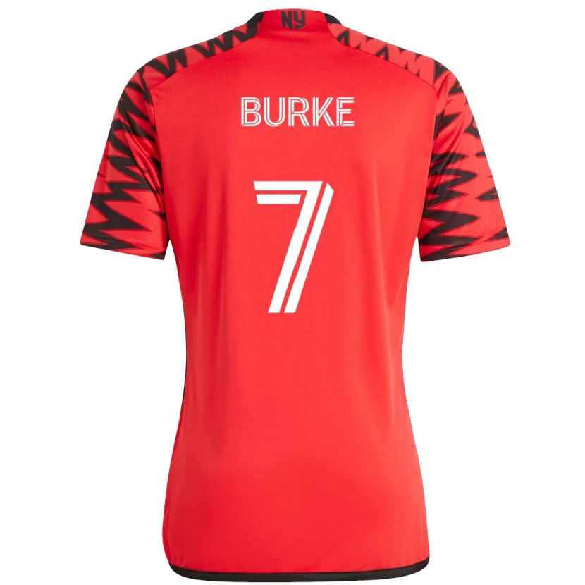 Danxen Herren Cory Burke #7 Rot Schwarz Heimtrikot Trikot 2025/26 T-Shirt