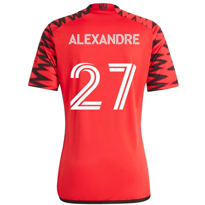 Danxen Herren Davi Alexandre #27 Rot Schwarz Heimtrikot Trikot 2025/26 T-Shirt