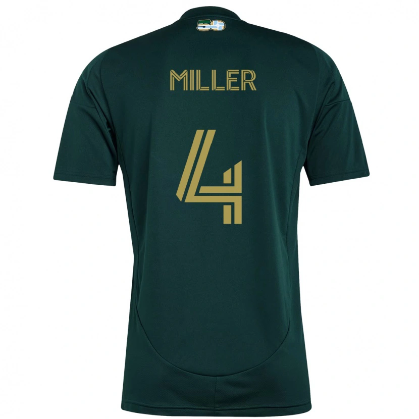 Danxen Herren Kamal Miller #4 Schwarz Braun Heimtrikot Trikot 2025/26 T-Shirt