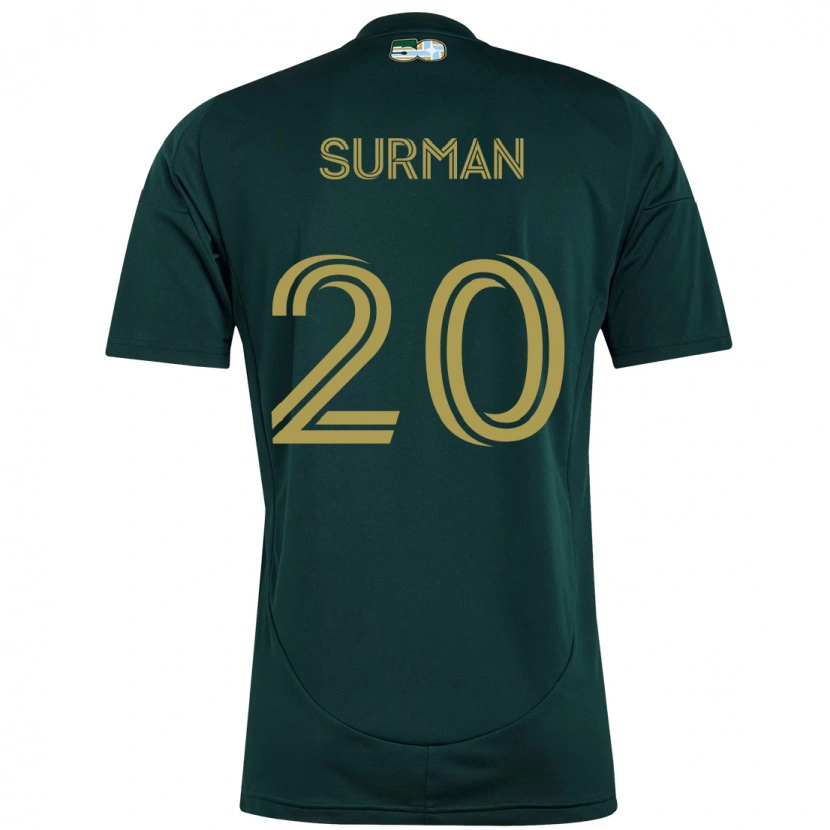 Danxen Herren Finn Surman #20 Schwarz Braun Heimtrikot Trikot 2025/26 T-Shirt