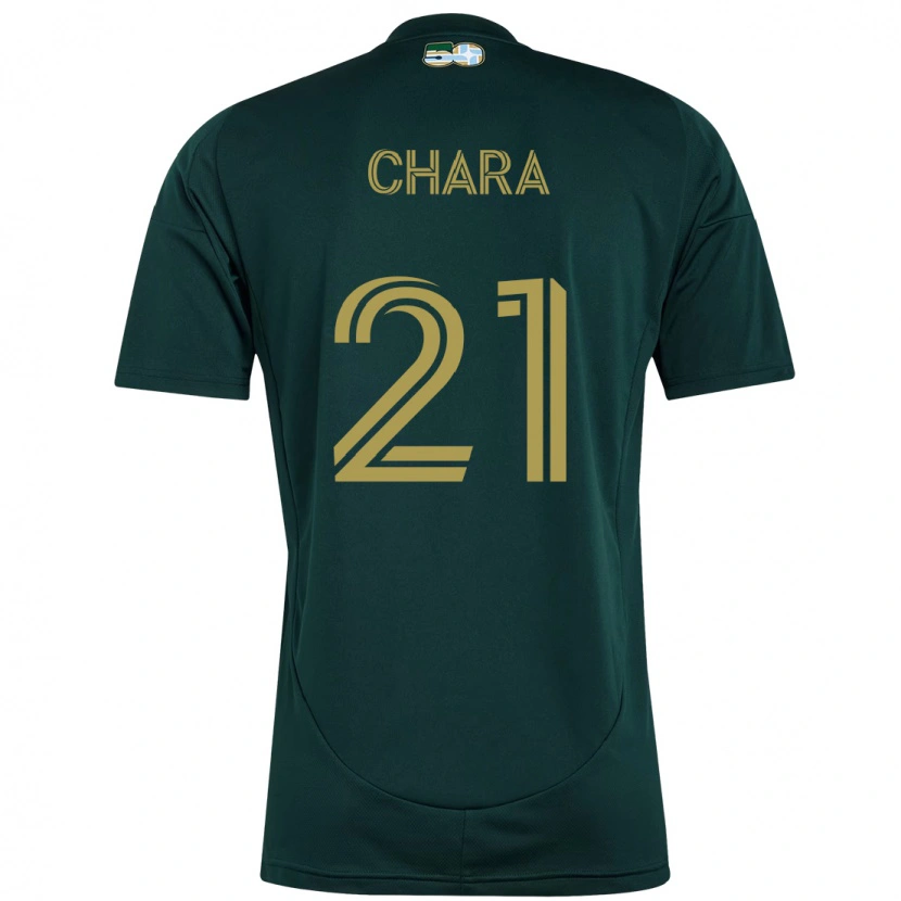 Danxen Herren Diego Chará #21 Schwarz Braun Heimtrikot Trikot 2025/26 T-Shirt