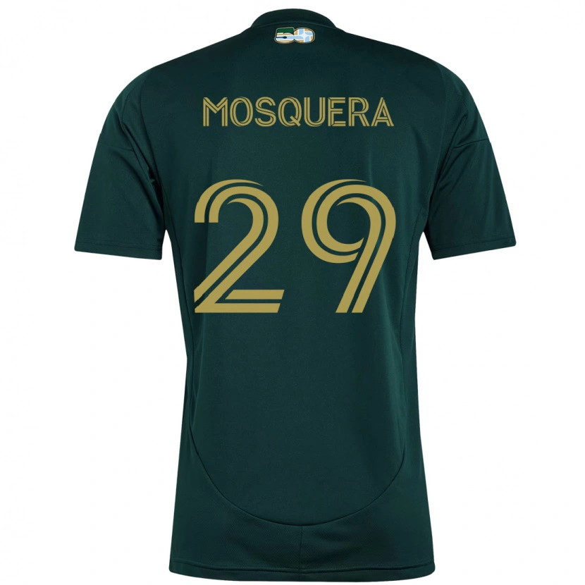 Danxen Herren Juan Mosquera #29 Schwarz Braun Heimtrikot Trikot 2025/26 T-Shirt
