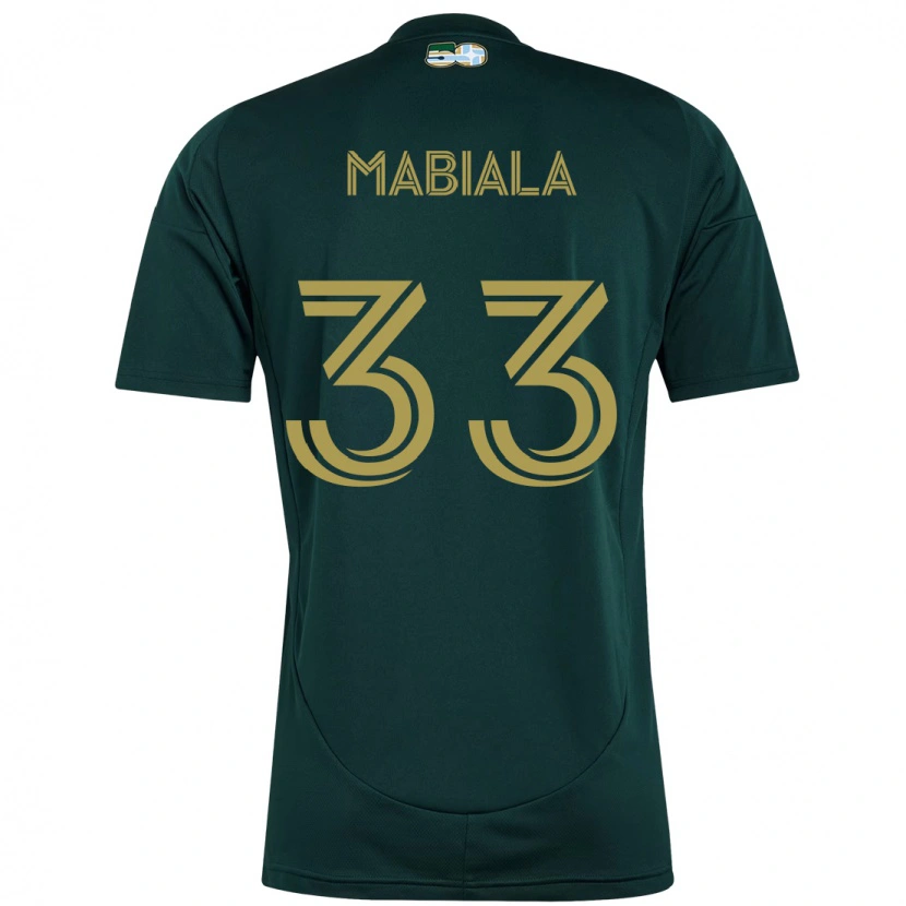 Danxen Herren Larrys Mabiala #33 Schwarz Braun Heimtrikot Trikot 2025/26 T-Shirt