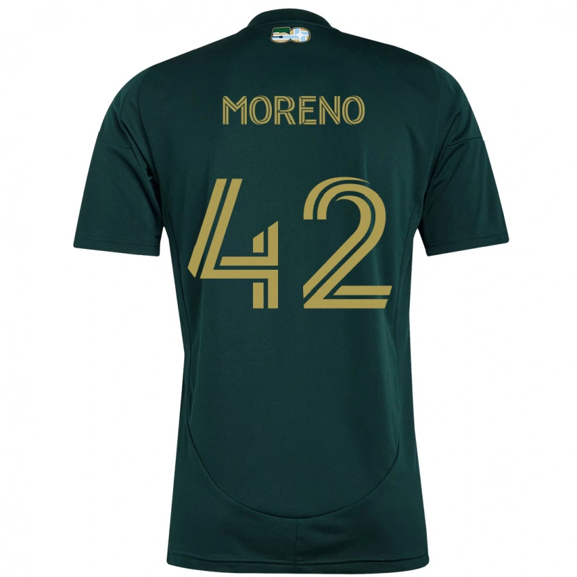 Danxen Herren Alexis Moreno #42 Schwarz Braun Heimtrikot Trikot 2025/26 T-Shirt