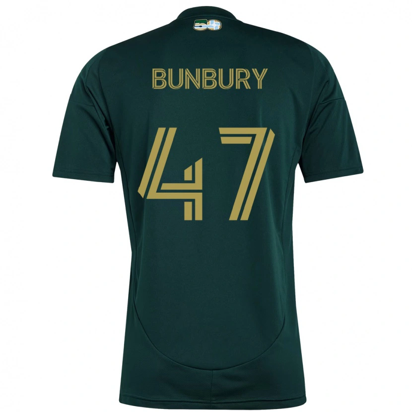 Danxen Herren Mataeo Bunbury #47 Schwarz Braun Heimtrikot Trikot 2025/26 T-Shirt