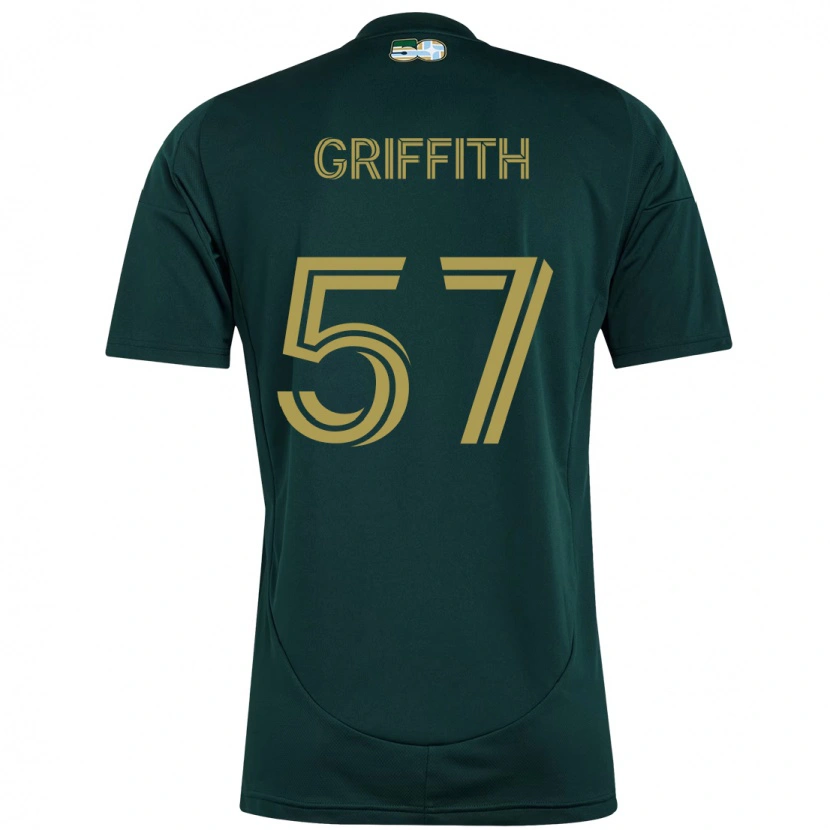 Danxen Herren Víctor Griffith #57 Schwarz Braun Heimtrikot Trikot 2025/26 T-Shirt