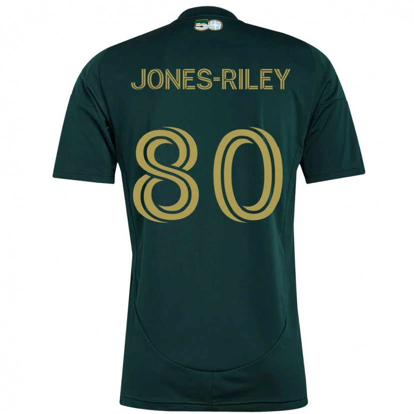 Danxen Herren Jaden Jones-Riley #80 Schwarz Braun Heimtrikot Trikot 2025/26 T-Shirt