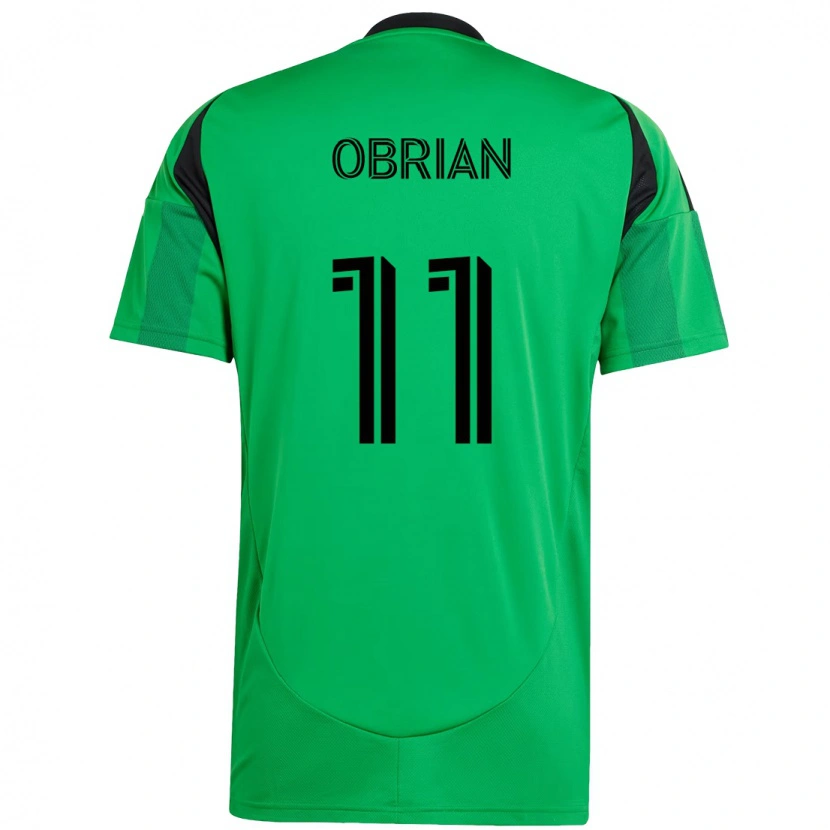Danxen Herren Jáder Obrian #11 Grün Schwarz Heimtrikot Trikot 2025/26 T-Shirt