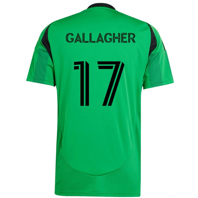 Danxen Herren Jon Gallagher #17 Grün Schwarz Heimtrikot Trikot 2025/26 T-Shirt