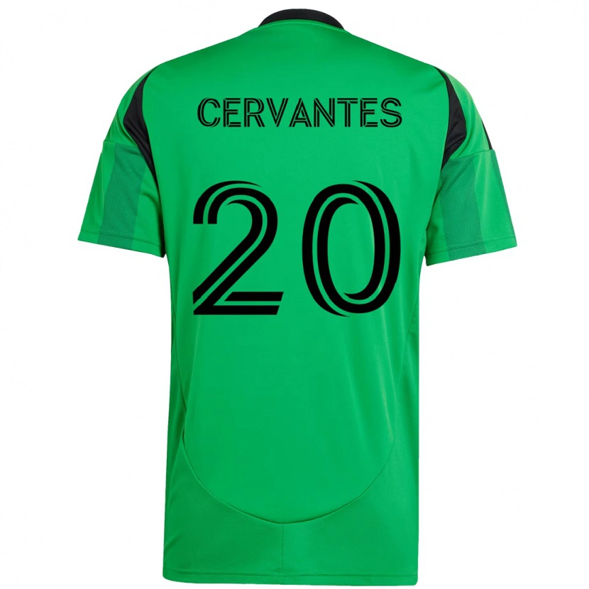 Danxen Herren Aaron Cervantes #20 Grün Schwarz Heimtrikot Trikot 2025/26 T-Shirt