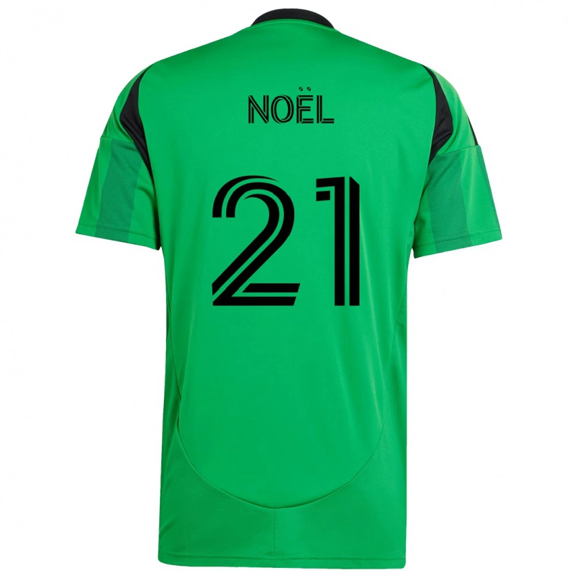 Danxen Herren Valentin Noël #21 Grün Schwarz Heimtrikot Trikot 2025/26 T-Shirt