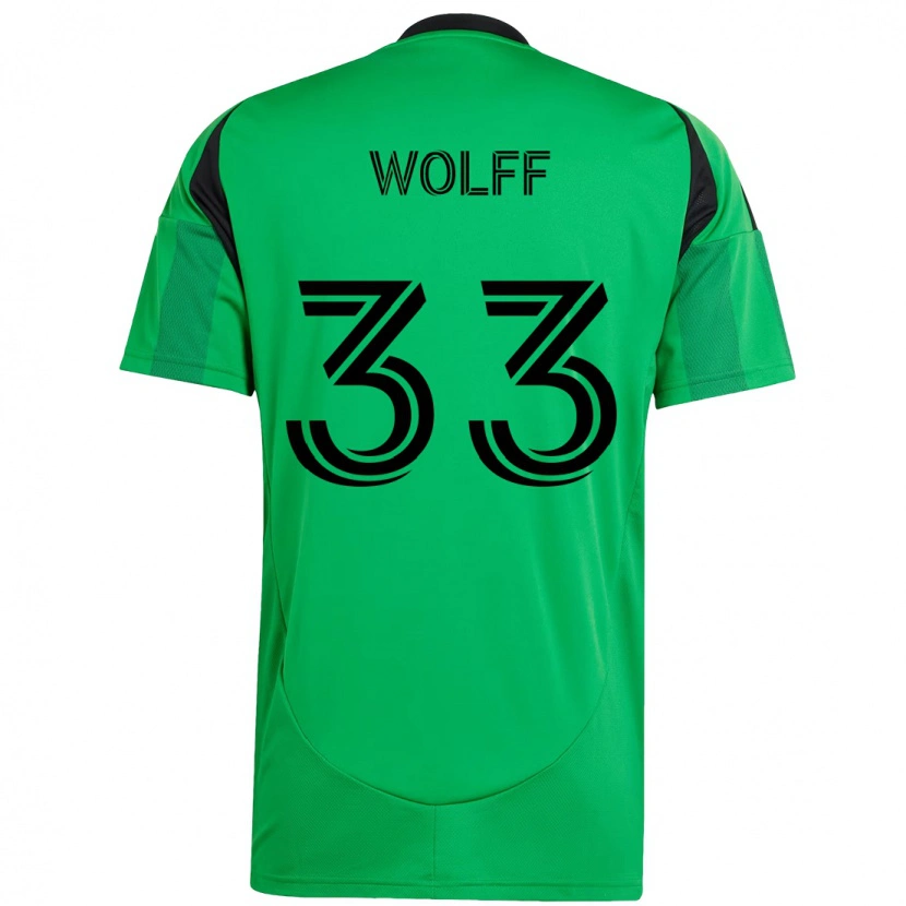 Danxen Herren Owen Wolff #33 Grün Schwarz Heimtrikot Trikot 2025/26 T-Shirt