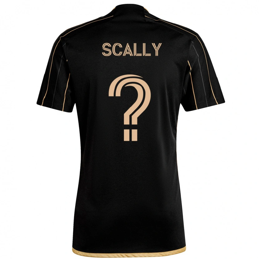Danxen Herren Ethan Scally #0 Schwarz Braun Heimtrikot Trikot 2025/26 T-Shirt