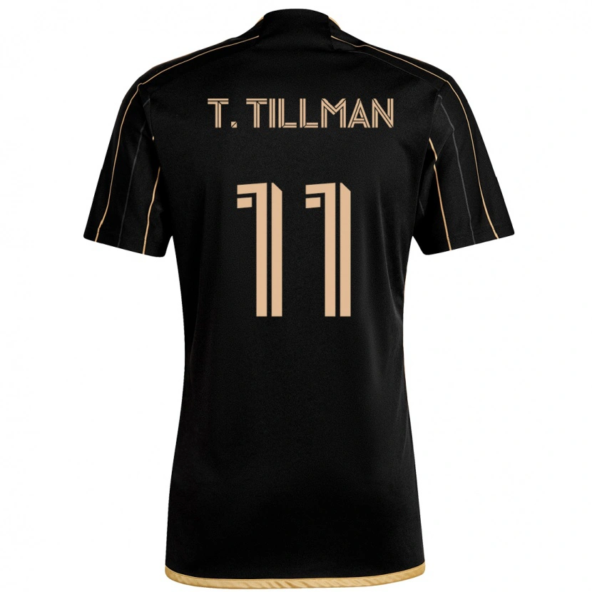 Danxen Herren Timothy Tillman #11 Schwarz Braun Heimtrikot Trikot 2025/26 T-Shirt