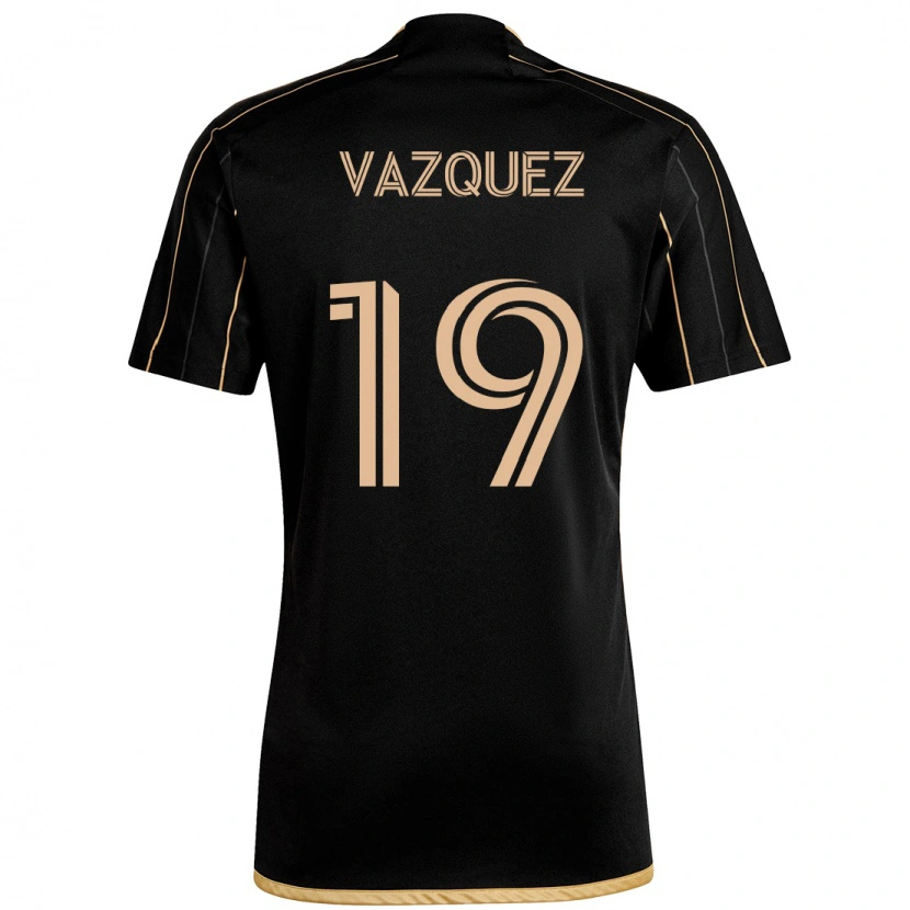 Danxen Herren Favian Vazquez #19 Schwarz Braun Heimtrikot Trikot 2025/26 T-Shirt