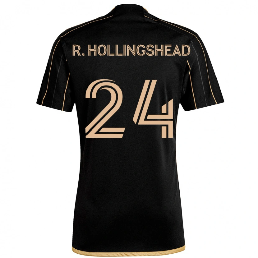 Danxen Herren Ryan Hollingshead #24 Schwarz Braun Heimtrikot Trikot 2025/26 T-Shirt